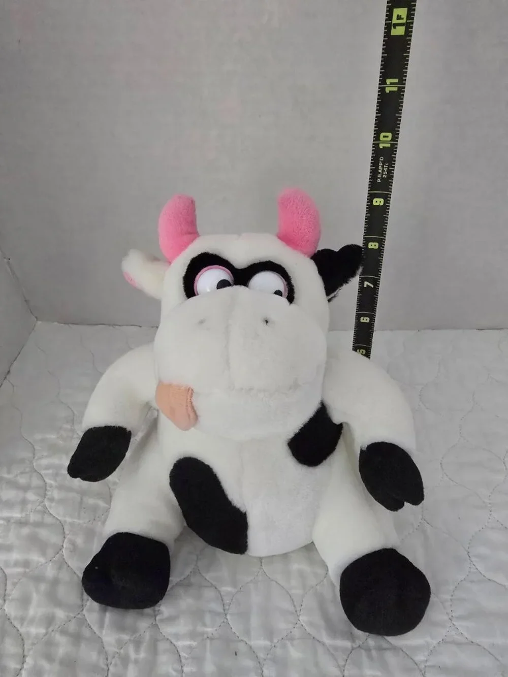 Just For Laughs Animated Moo Mad Cow Plush Laughs Vibrates Y2K EUC 